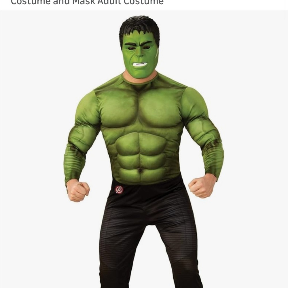 Adult Hulk Superhero Costume
